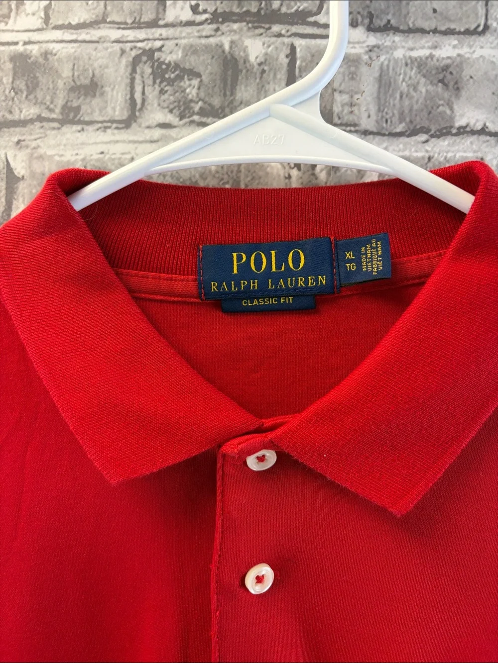 Polo by Ralph Lauren  Men's Red Short-Sleeve Polo‎ with Embroidered Pony
